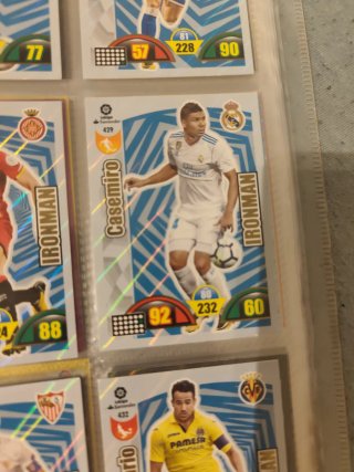 Cartas de fútbol 20€ todas 10 cartas