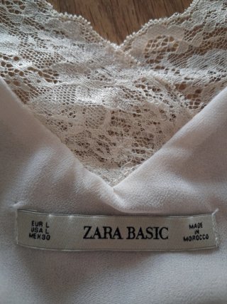 Top lencero encaje beige
