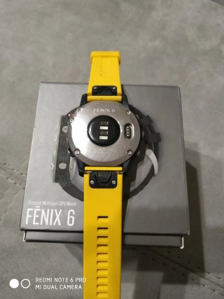 Garmin Fenix 6 Plata/Amarillo