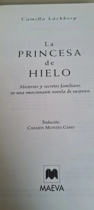 Lote de 2 novelas de Camilla Läckberg