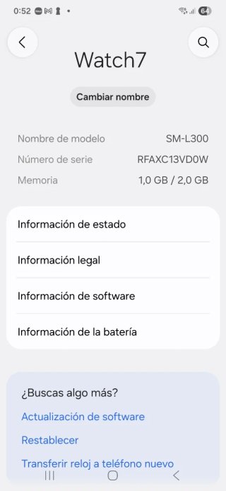 Samsung Galaxy Watch7 40mm Crema 13VD0W