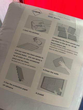 Pack paneles acústicos Wemk - NUEVO, precintado