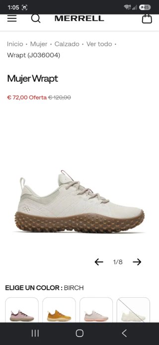 Zapatillas Merrell Barefoot Piel-Beige