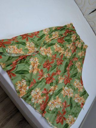 Falda pantalón estampada floral