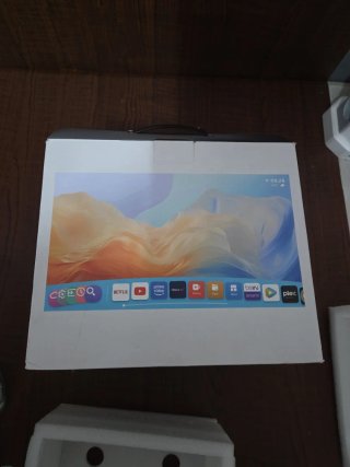 Proyector de vídeo blanco