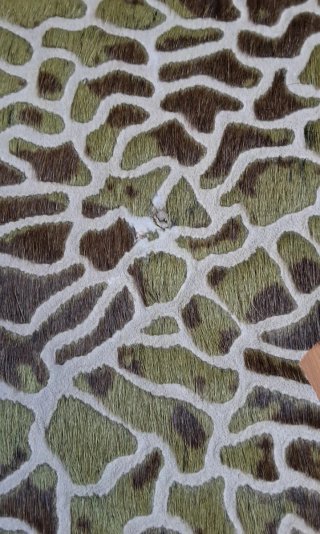 Retal Piel Pelo Camuflaje