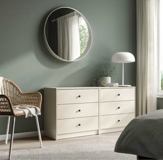 Cómoda IKEA GURSKEN 3 cajones beige 69x67cm