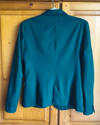 Chaqueta verde botella Zara