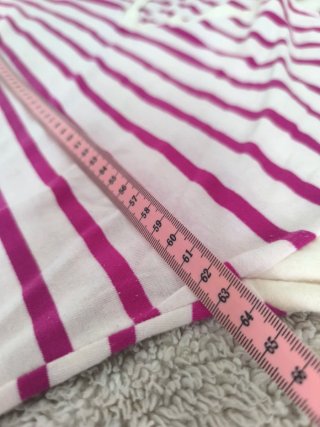 Conjunto Rayas Rosa y Blanco