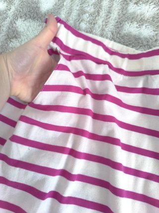 Conjunto Rayas Rosa y Blanco