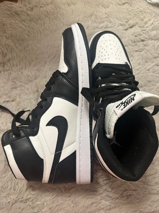 Nike Air Jordan 1 Mid Talla 41 Blanco/Negro