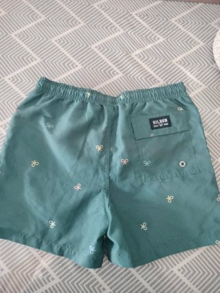 Costume da bagno Silbon verde stampato taglia 14