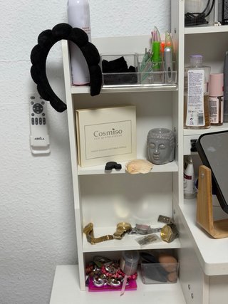 Toeletta per trucco bianca
