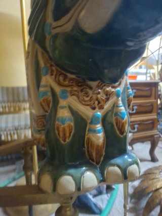 Jardinera Elefante Cerámica Vintage
