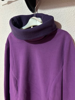 Polar Quechua Morado Talla M cuello alto Decathlon