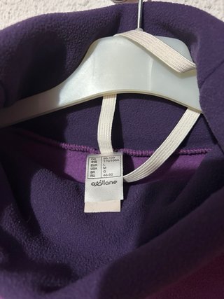 Polar Quechua Morado Talla M cuello alto Decathlon