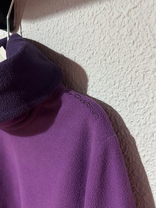 Polar Quechua Morado Talla M cuello alto Decathlon