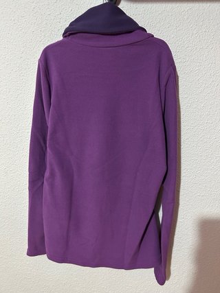 Polar Quechua Morado Talla M cuello alto Decathlon