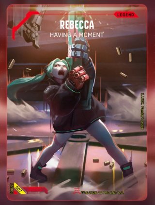 Carta Rebecca Cyberpunk Edgerunners Legend
