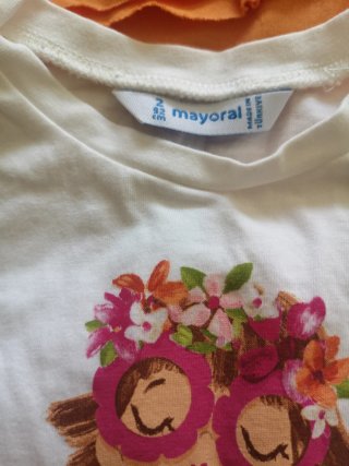 Conjunto Mayoral T-shirt e Calções Rosa