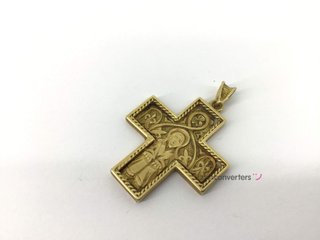 crucifijo oro 18k