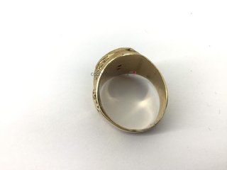 anillo oro 9k con piedra
