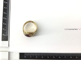 anillo oro 9k con piedra
