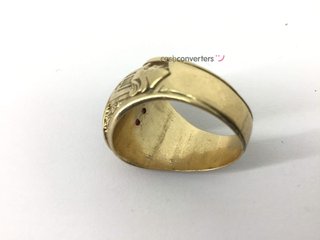 anillo oro 9k con piedra
