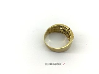 anillo oro 18k con piedra con amatista