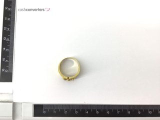anillo oro 18k con piedra con amatista