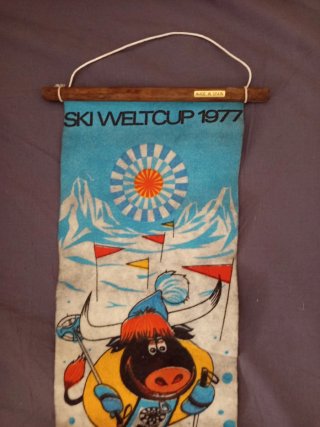 Banderín  Copa Ski 1977 granada sierra nevada