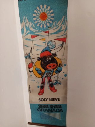 Banderín  Copa Ski 1977 granada sierra nevada