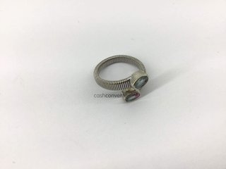 anillo oro 18k con piedra