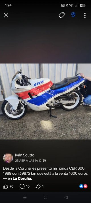 Honda CBR 600 F 1989