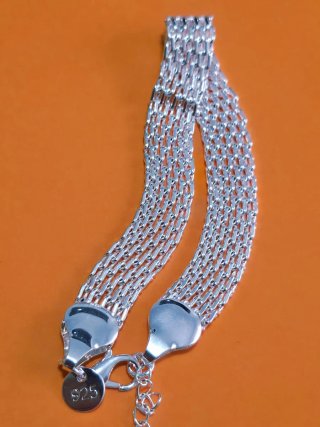 Pulsera de Plata 925 Estilo Maya