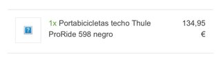 Barras de techo thule WingBar Edge 9592B
