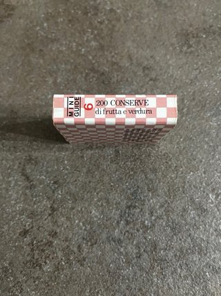 Miniguida Vintage 200 Conserve Frutta Verdura 1987