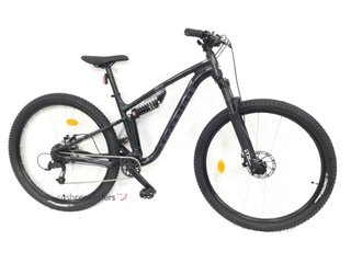 bicicleta montaña rockrider rockrider bicicleta de montaña 29 expl 100 s negro doble suspensión cuadro aluminio