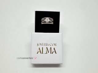 anillo oro 18k con diamante