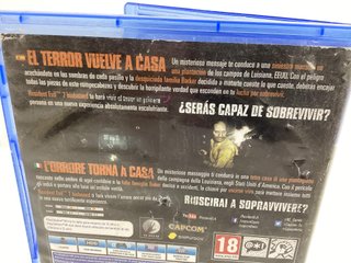 resident evil 7 biohazard ps4