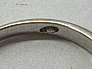 anillo oro 18k con piedra con diamante