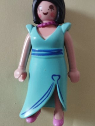 Playmobil Muñeca Vestido Azul