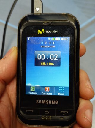Telefono cellulare Samsung C3300, Bluetooth, touchscreen 2.4", con scatola