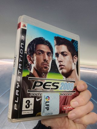 videojuego, Pro Evolution Soccer PES 2008 ps3 playstation 3