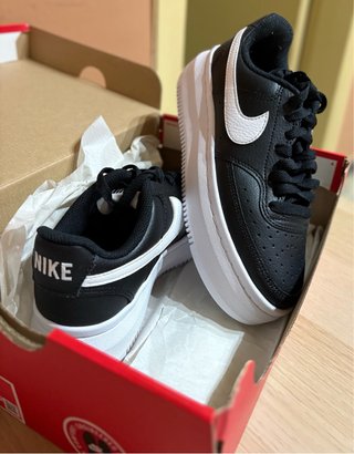 Nike Court Vision Alta LTR Negro/Blanco