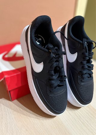 Nike Court Vision Alta LTR Negro/Blanco