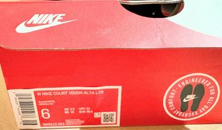Nike Court Vision Alta LTR Negro/Blanco
