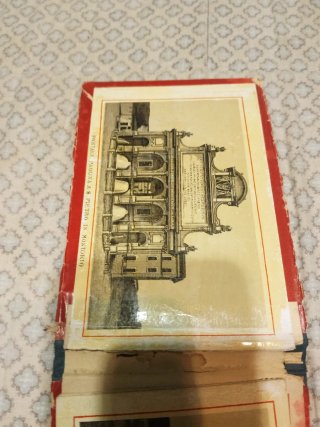 Catálogo guía de Roma con postales siglo xix