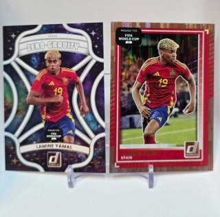 2 Lamine Yamal Panini Donruss Cards