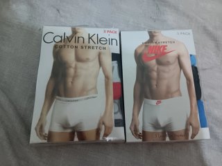 Pack 3 Bóxers Calvin Klein y Nike XXL